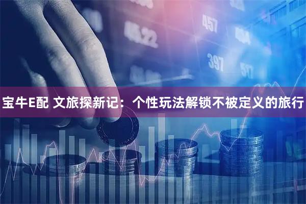 宝牛E配 文旅探新记：个性玩法解锁不被定义的旅行