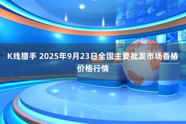 K线猎手 2025年9月23日全国主要批发市场香椿价格行情